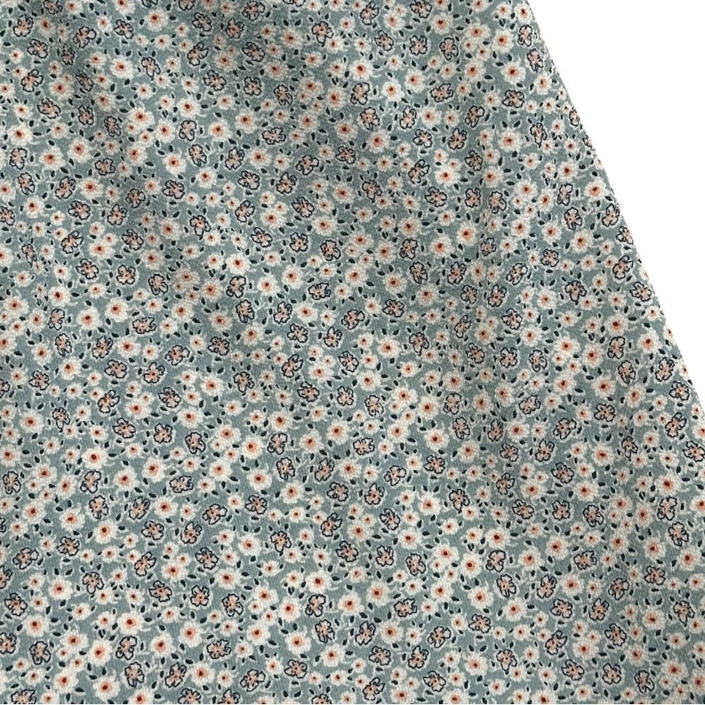Monteau Los Angeles Blue Floral Dress - Size Medium - Picture 8 of 8